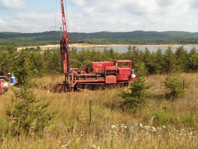 truck in field