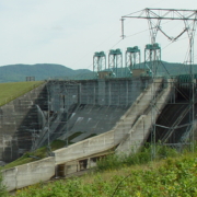 wall structure with scaffolding