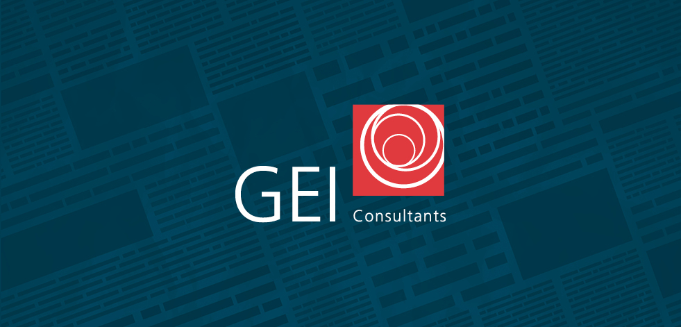 GEI newsletter or news announcement