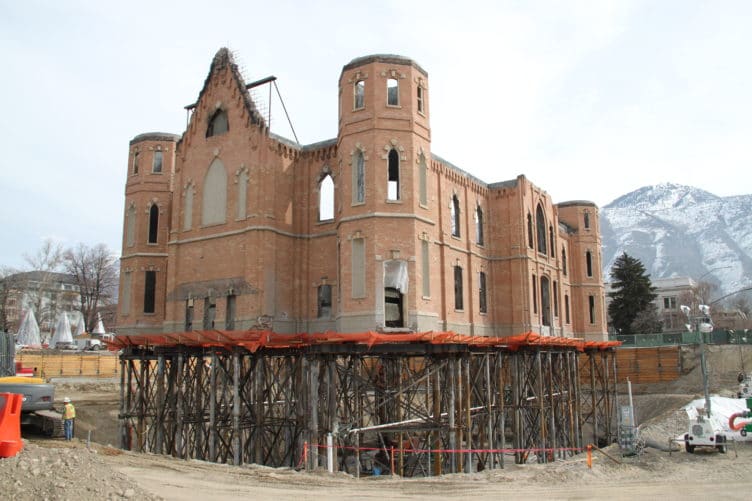 Provo Temple Underpinning - GEI