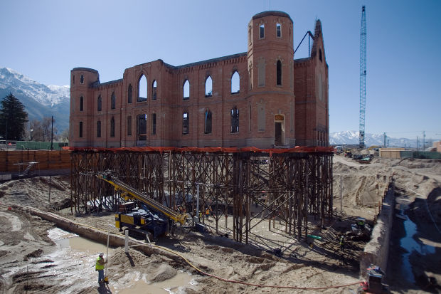 Provo Temple Underpinning - GEI