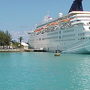 cruise ship on water