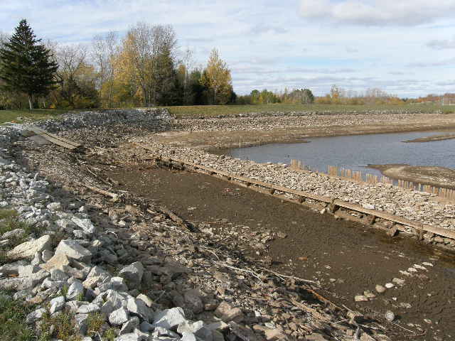 shoreline of Boney Falls Dam