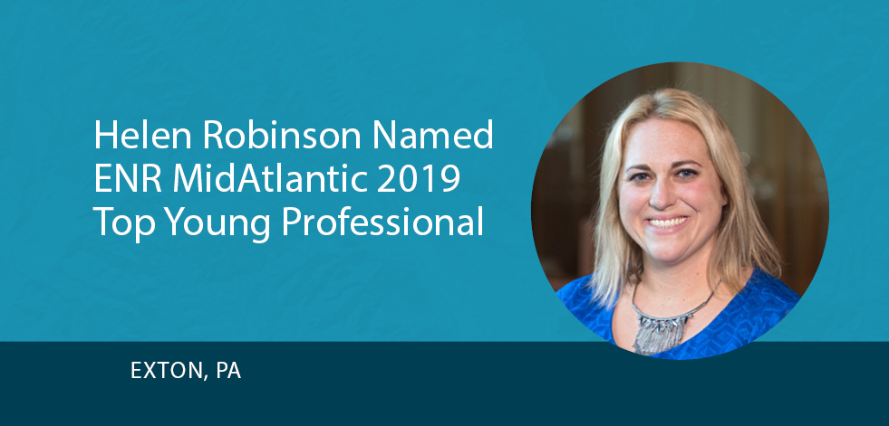 Helen Robinson Named ENR MidAtlantic 2019 Top Young Professional