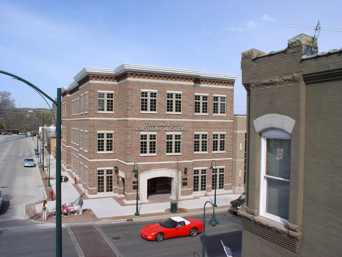Redeveloped property in downtown
