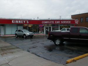 Redeveloped property in downtown