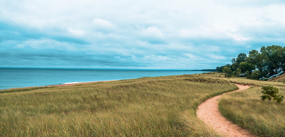 Coastline of Lake Michigan