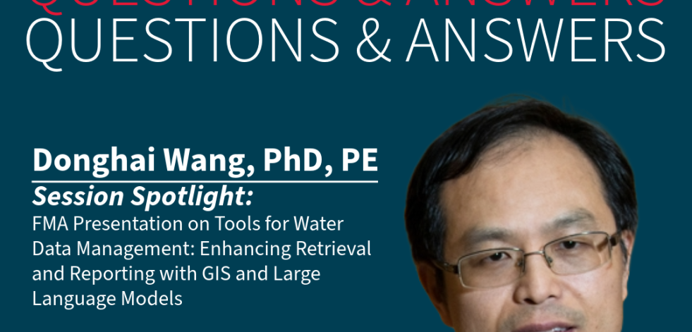 Q&A Graphic with Portrait of Donghai Wang